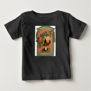 Vintage 1880's Fireman Firefighter Artwork Baby T-Shirt