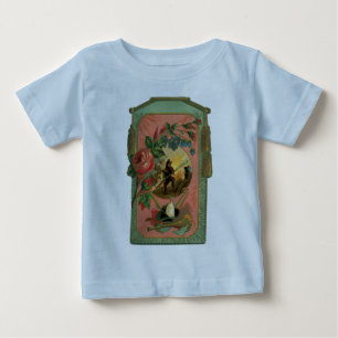 Vintage 1880's Fireman Firefighter Artwork Baby T-Shirt
