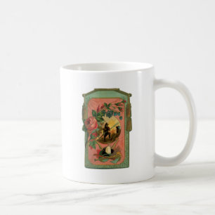 Vintage 1880's Fireman Firefighter Artwork Coffee Mug