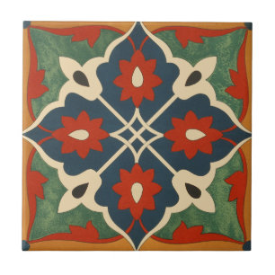 Vintage 1884 Ornamental Ceramic Art Customise Tile