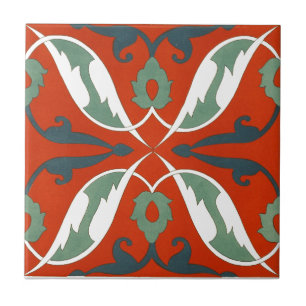 Vintage 1884 Ornamental Ceramic Art Customise Tile