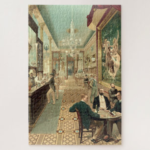 Vintage 1890 Saloon Jigsaw Puzzle