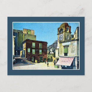 Vintage 1890s Capri La Piazza Postcard
