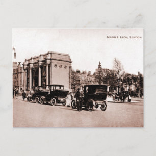 Vintage 1900s sepia London photo Postcard