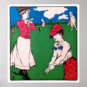 Vintage 1901 Golf Print