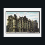 Vintage 1903 Edwardian Midland Hotel Manchester Postcard<br><div class="desc">From our poster with the same name. Super high resolution scan of a postcard (retouched and restored), made for the opening of the Midland Hotel, Peters Street, Manchester England. The hotel sitll exists today as a 400 bedroom grand hotel. Opened in September 1903, it was built by the Midland Railway...</div>