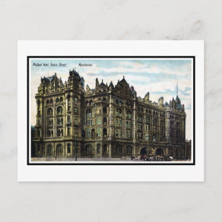 Vintage 1903 Edwardian Midland Hotel Manchester Postcard