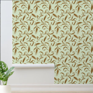 Vintage 1905 Wheat Pattern Wallpaper