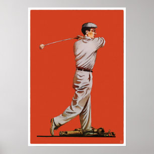 Vintage 1911 Golf Print