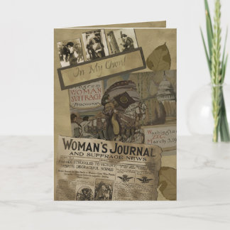 Vintage 1913 Women's Suffrage Greeting Card