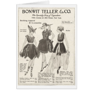 Vintage 1916 Women's Bathing Apparel,