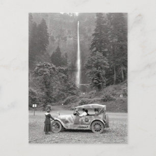 Vintage 1918 Multnomah Falls - Oregon Postcard