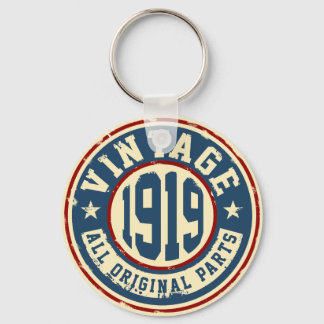 Vintage 1919 All Original Parts Key Ring