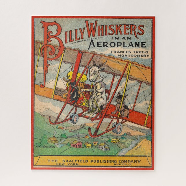 VINTAGE 1920 CHILD'S BOOK COVER  JIGSAW PUZZLE (Vertical)