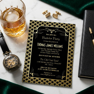Vintage 1920's Art Deco Gatsby Bachelor Party Real