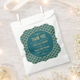 Vintage 1920's Art Deco Gatsby Wedding Collection Favour Bags