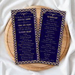 Vintage 1920's Art Deco Gatsby Wedding Collection Programme<br><div class="desc">Celebrate in style with these vintage style wedding programs. This design is easy to personalise with your special event wording and your guests will be thrilled when they see these fabulous programs.</div>