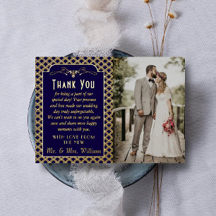 Vintage 1920's Art Deco Gatsby Wedding Photo