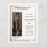 Vintage 1920s ladies fashion ad: women's golf wear