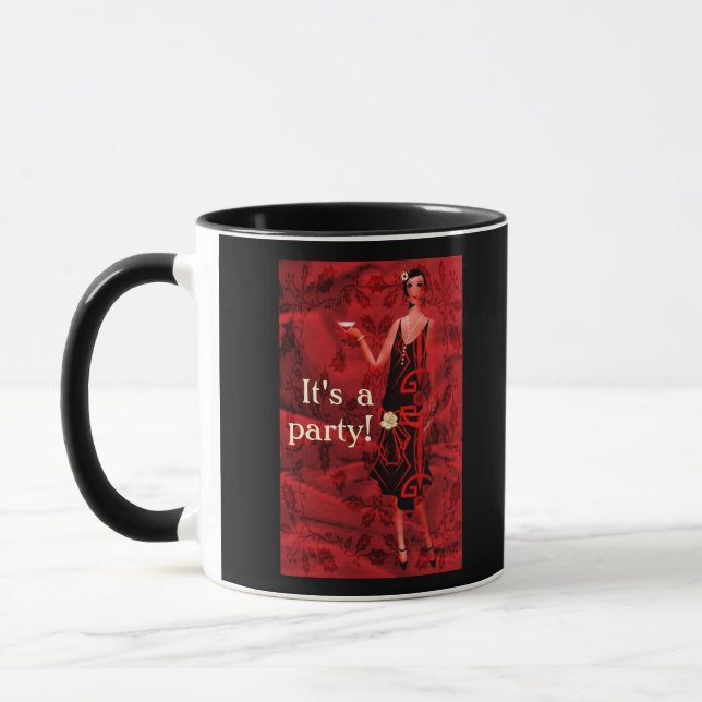 Vintage 1920s Party  Mug (Left)