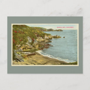 Vintage 1920s Saints Bay, Guernsey Channel Islands Postcard