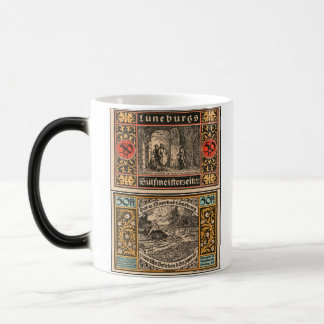 Vintage 1921 50 Pfennig Notgeld Banknote Lüneburg Magic Mug