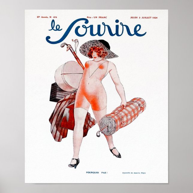 Vintage 1924 Golf Print (Front)