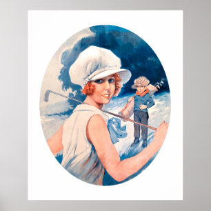 Vintage 1925 Golf Print
