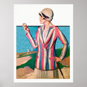 Vintage 1928 Golf Print