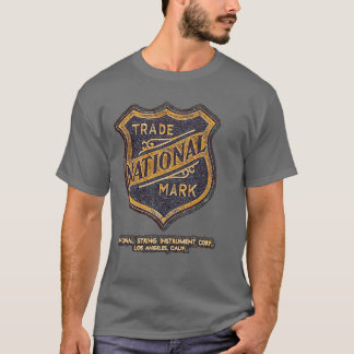 Vintage 1928 National Guitar Shield T-Shirt