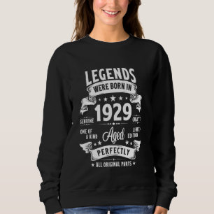 Vintage 1929 96 Year Old Gifts For Men Women 96th Sweatshirt