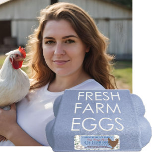 Vintage 1930s Botanical Farm Design Hen Egg Carton