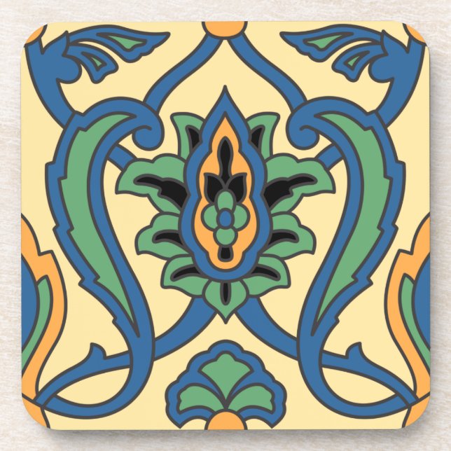 Vintage 1930s Catalina Island Tile Set Coaster (Front)