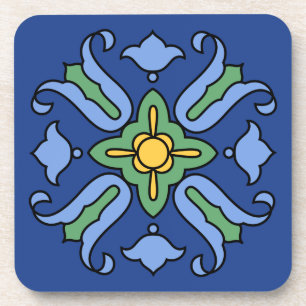 Vintage 1930s Catalina Island Tile Set Coaster