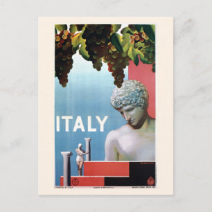 Vintage 1930s Italy Italian travel Postcard