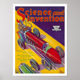 VINTAGE 1930s MAGAZINE COVER ILLUSTRATION Poster