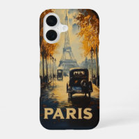 Vintage 1930s Paris Travel Poster Eiffel Tower