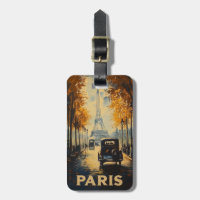 Vintage 1930s Paris Travel Poster Eiffel Tower