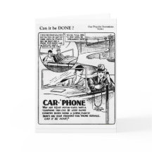 Vintage 1930's Technology Card