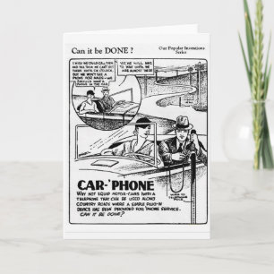 Vintage 1930's Technology Card