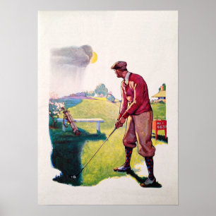 Vintage 1931 Golf Print