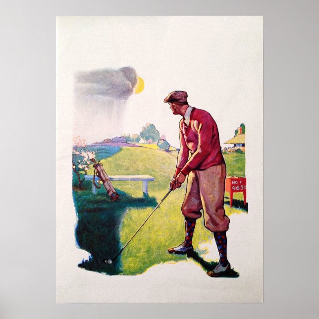 Vintage 1931 Golf Print (Front)