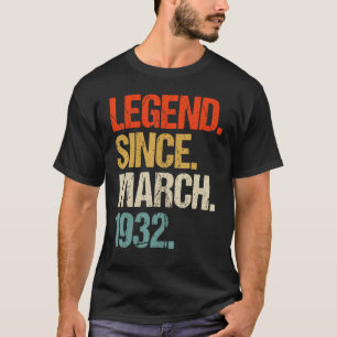 vintage 1932 91st birthday retro 91 years old T-Shirt