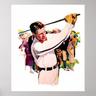 Vintage 1932 Golf Print