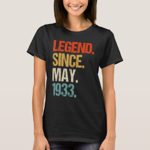 vintage 1933 90th birthday retro 90 years old T-Shirt