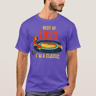 Vintage 1933 Birthday Best Of 1933 Im A Classic Vi T-Shirt