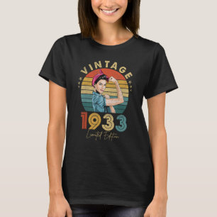 Vintage 1933 Made In 1933 90th Birthday 90 Year O T-Shirt