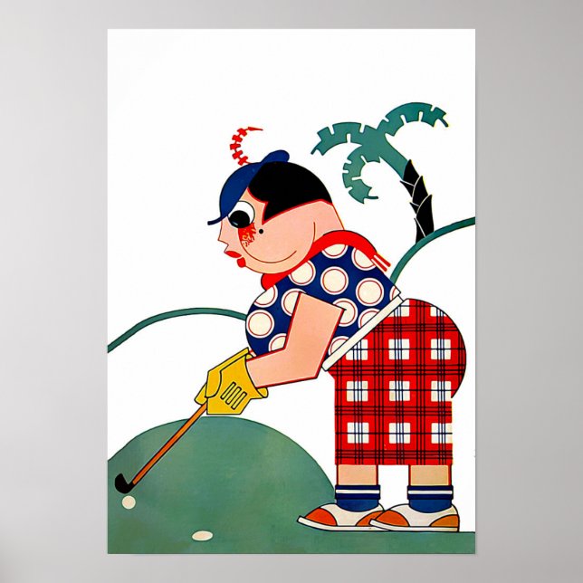 Vintage 1934 Golf Print (Front)