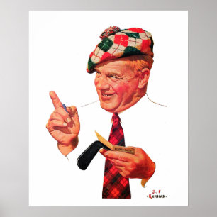 Vintage 1935 Golf Print