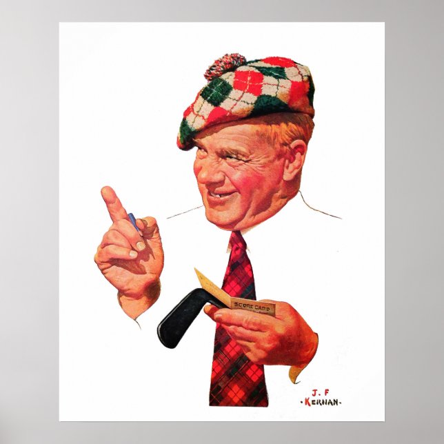 Vintage 1935 Golf Print (Front)